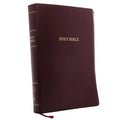 KJV, Reference Bible, Super Giant Print, Leather-Look, Burgundy, Red Letter Edition - Imitation Leather