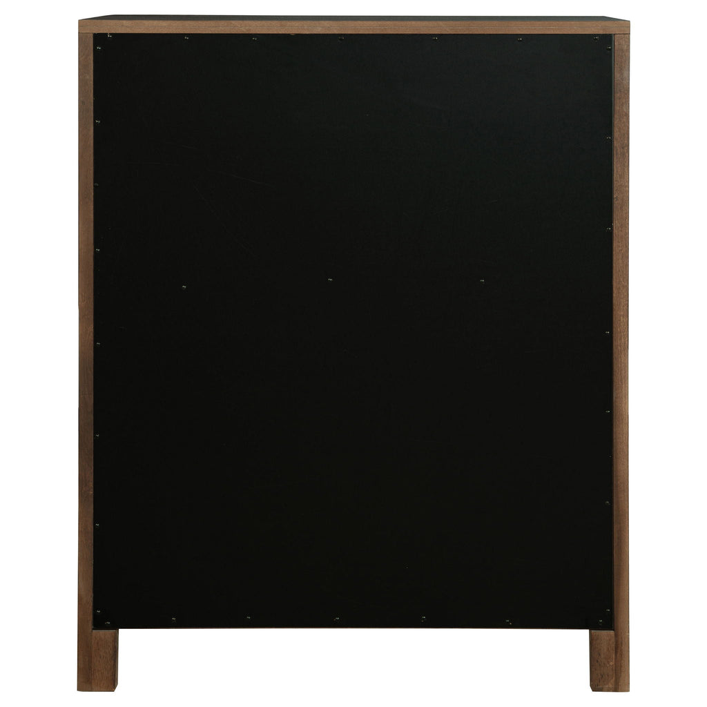 Maderia 5-drawer Chest of Drawers Walnut