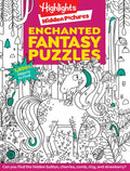 Enchanted Fantasy Puzzles: Seek and Find Puzzle Book, Fantasy Themed Puzzles with Enchanted Forest, Unicorns, Dragons and More for Kids - Paperback