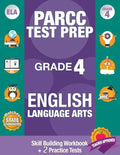 Parcc Test Prep Grade 4 English Language Arts: Common Core Grade 4 Parcc, Parcc Test Prep Grade 4 Reading, Parcc Practice Book Grade 4, Common Core Wo - Paperback