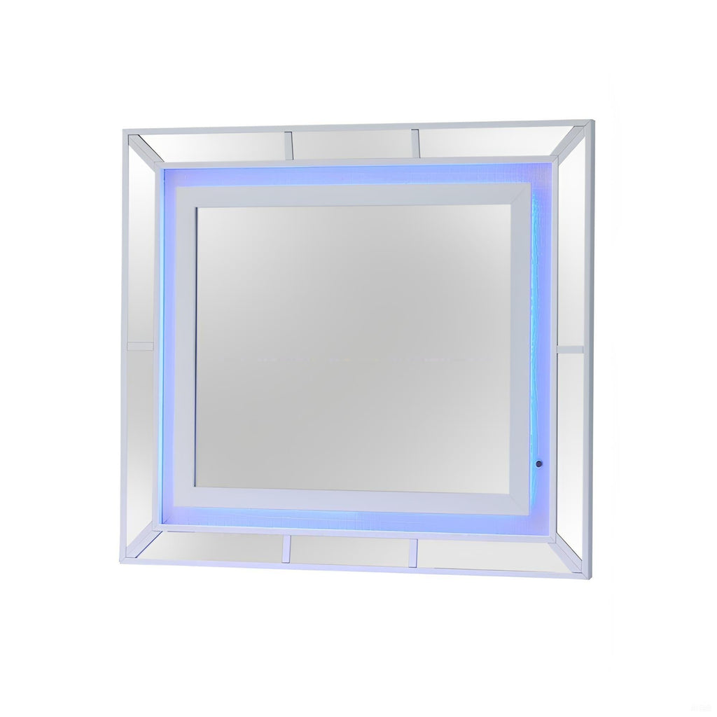 Hollywood Hills - Mirror - White