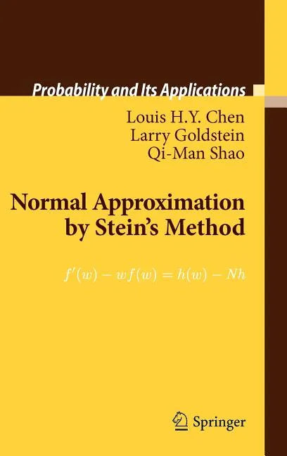 Normal Approximation by Stein's Method - Hardcover