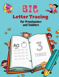 BIG Letter Tracing for Preschoolers and Toddlers: Homeschool Preschool Learning Activities for 3+ year olds (Big ABC Books) Tracing Letters, Numbers, - Paperback