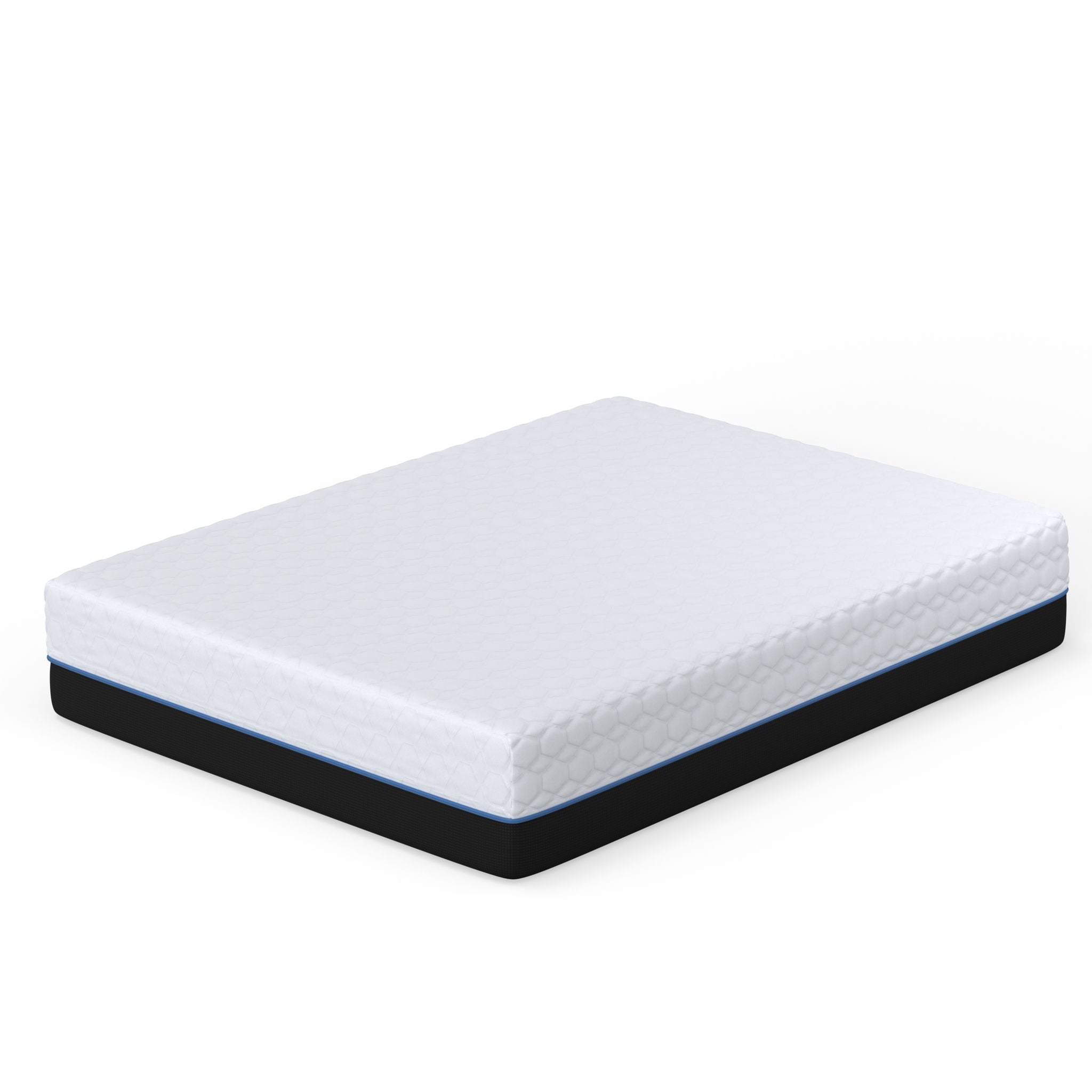 Copper Lux - 14" Plush Memory Foam Mattress With Phase Change Cooling Fabric