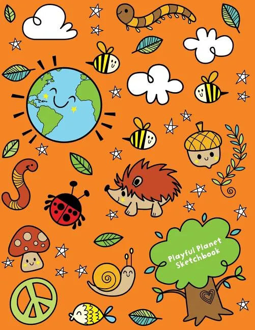 Playful Planet Sketchbook: Jumbo Drawing Pad For Sketching, Doodling And Coloring - Paperback