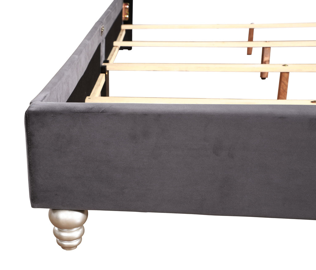 Upholstered Bed Transitional
