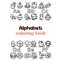Alphabet coloring book: Children's coloring pages + word search puzzles - Paperback
