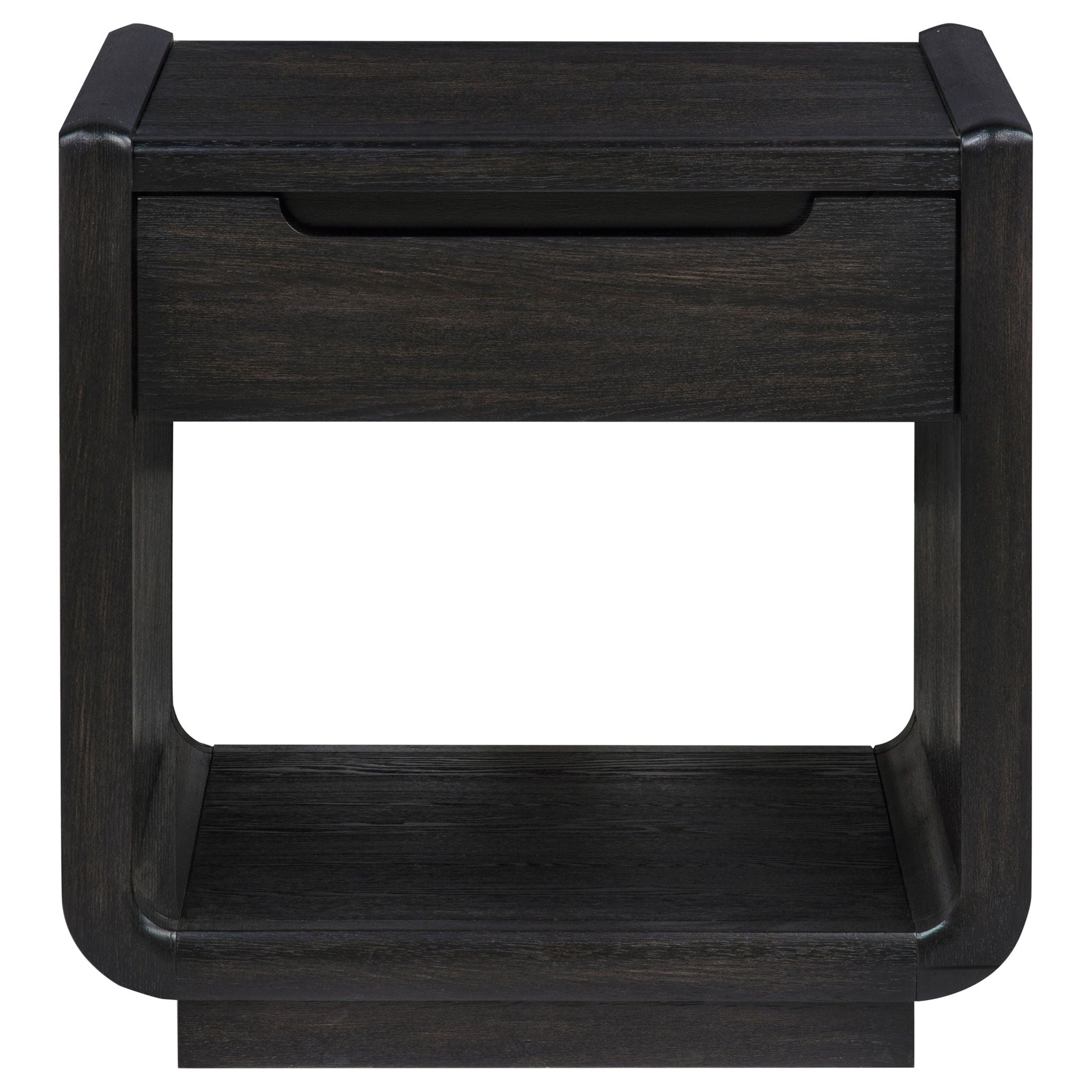 Leandro 3-piece Wood Coffee and End Table Set Burnished Black