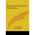 The Memoirs Of Doctor Felix Kersten - Paperback