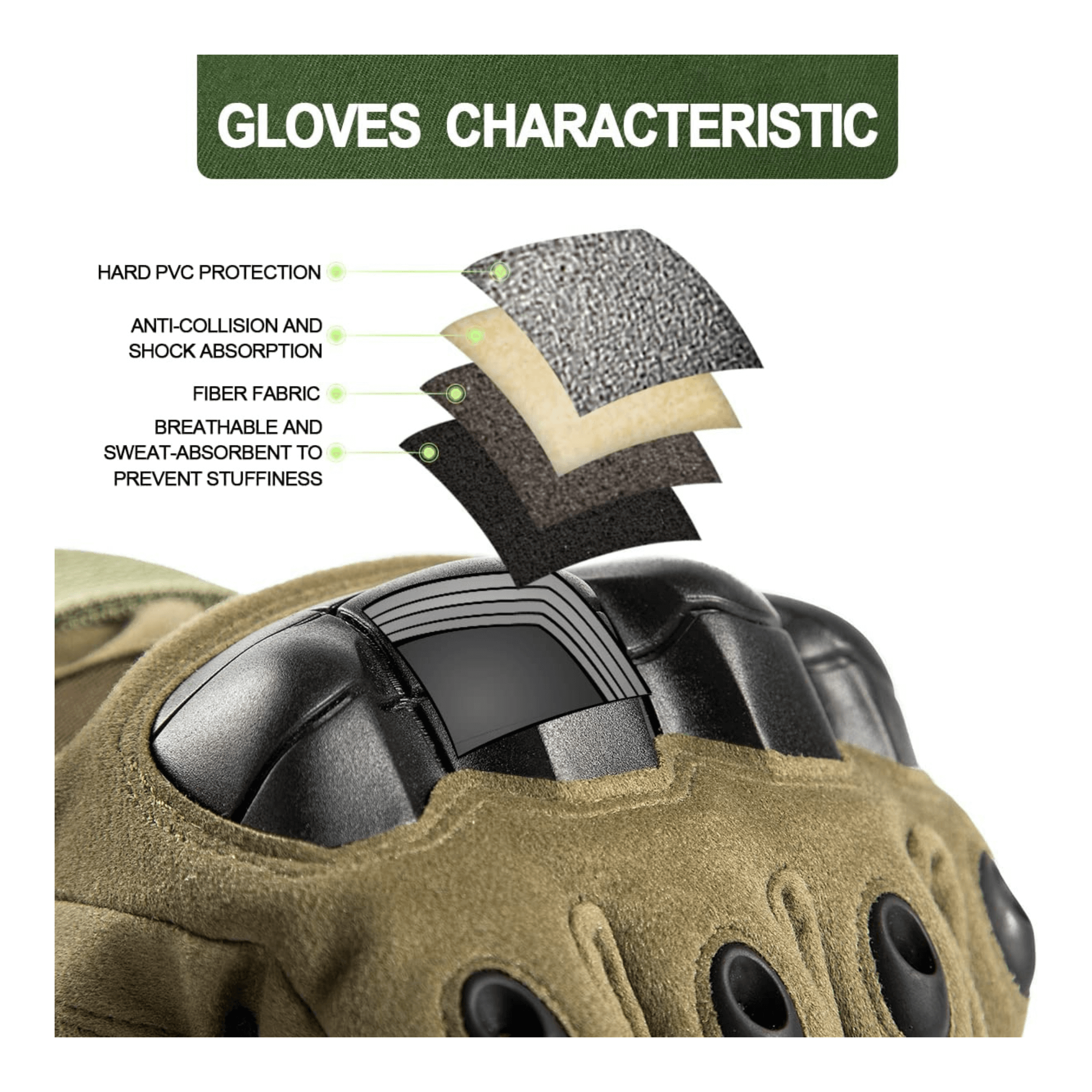 JupiterGear Tactical Military Airsoft Gloves for Outdoor Sports, Paintball, and Motorcycling with Touchscreen Fingertip Capability
