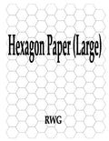 Hexagon Paper (Large): 100 Pages 8.5" X 11" - Paperback