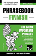 English-Finnish phrasebook and 1500-word dictionary - Paperback