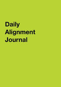 Daily Alignment Journal - Paperback