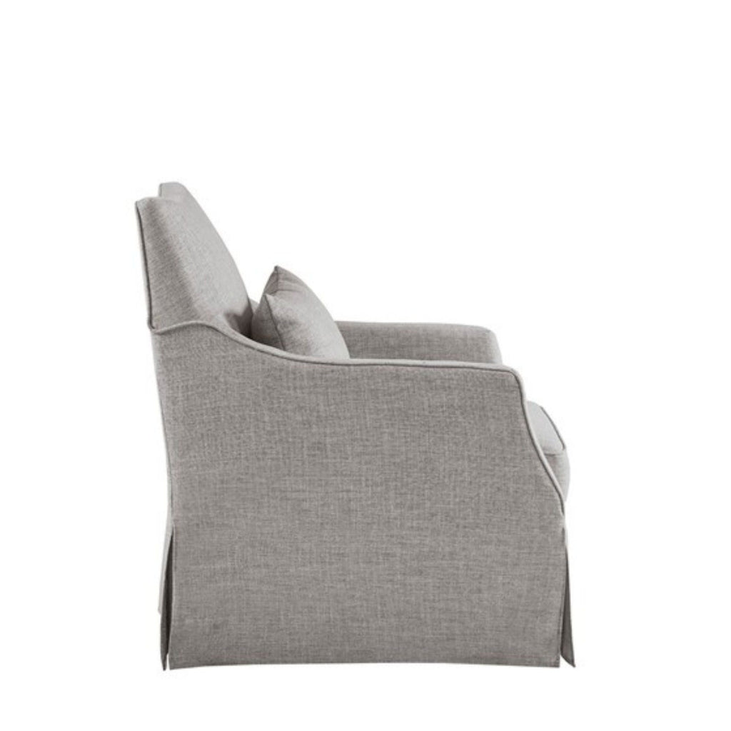 Traditional Design London Skirted Swivel Chair
