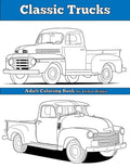 Classic Trucks: Adult Coloring Book - Paperback