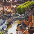 Bruges & Ghent, BELGIUM - Paperback