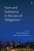 Form and Substance in the Law of Obligations - Paperback