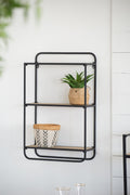 Wall Shelf - Black Brown