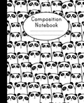 Composition Notebook: Cute Panda Pattern - College Ruled - Notebook For Kids, School Notebook - Paperback