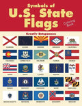Symbols of U.S. State Flags Coloring Book - Paperback