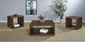 Frisco 3-piece Coffee and End Table Set Dark Pine