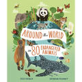 Around the World in 80 Endangered Animals - Hardcover
