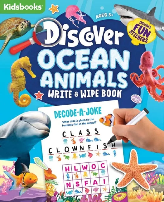 Discover Ocean Animals Activity Book - Spiral