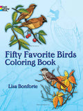 Fifty Favorite Birds Coloring Book - Paperback