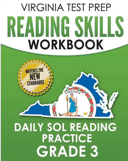 VIRGINIA TEST PREP Reading Skills Workbook Daily SOL Reading Practice Grade 3: Preparation for the SOL Reading Tests - Paperback