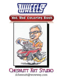 Wheels Hot Rod Coloring Book - Paperback