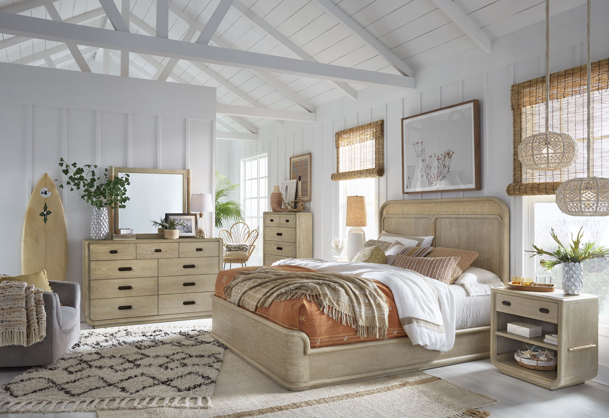 Sunset Cove - Panel Bed