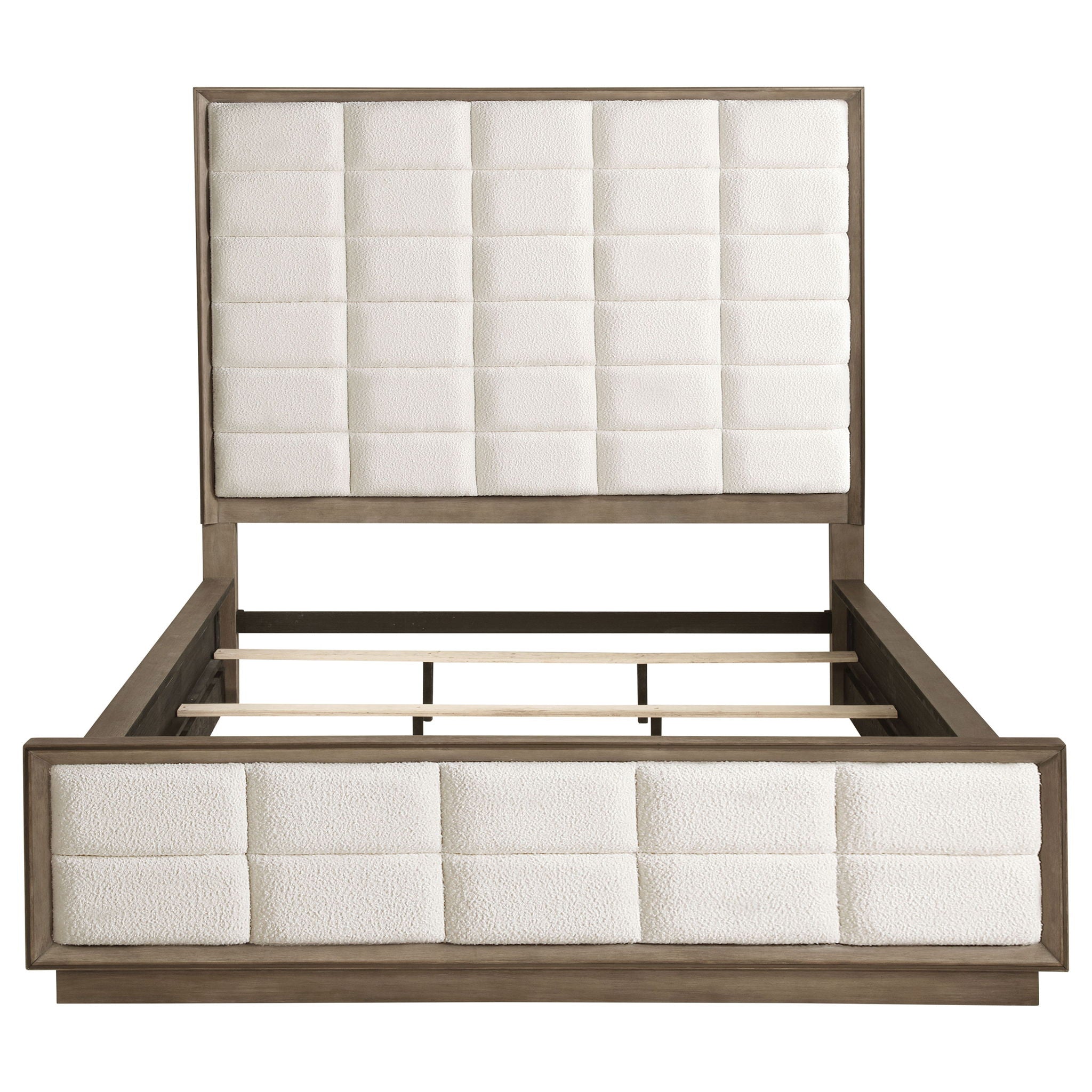 Durango 80-inch California King Panel Bed Taupe Oak