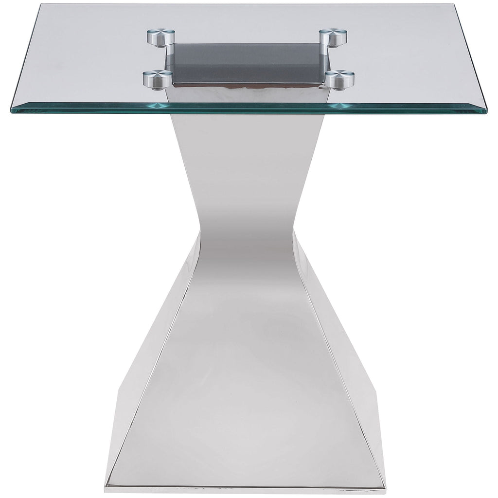 Jenny 3-piece Rectangular Coffee and End Table Set Chrome