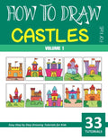 How to Draw Castles for Kids - Volume 1 - Paperback