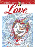 Creative Haven Love Coloring Book - Paperback