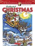Creative Haven Enchanted Christmas Coloring Book - Paperback