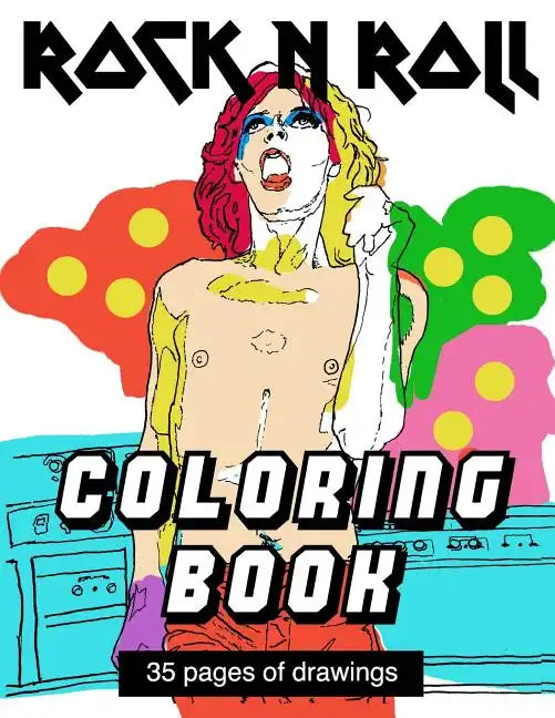 Rock n Roll Coloring Book - Paperback