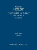 First Suite in E-flat, Op.28 No.1: Study score - Paperback