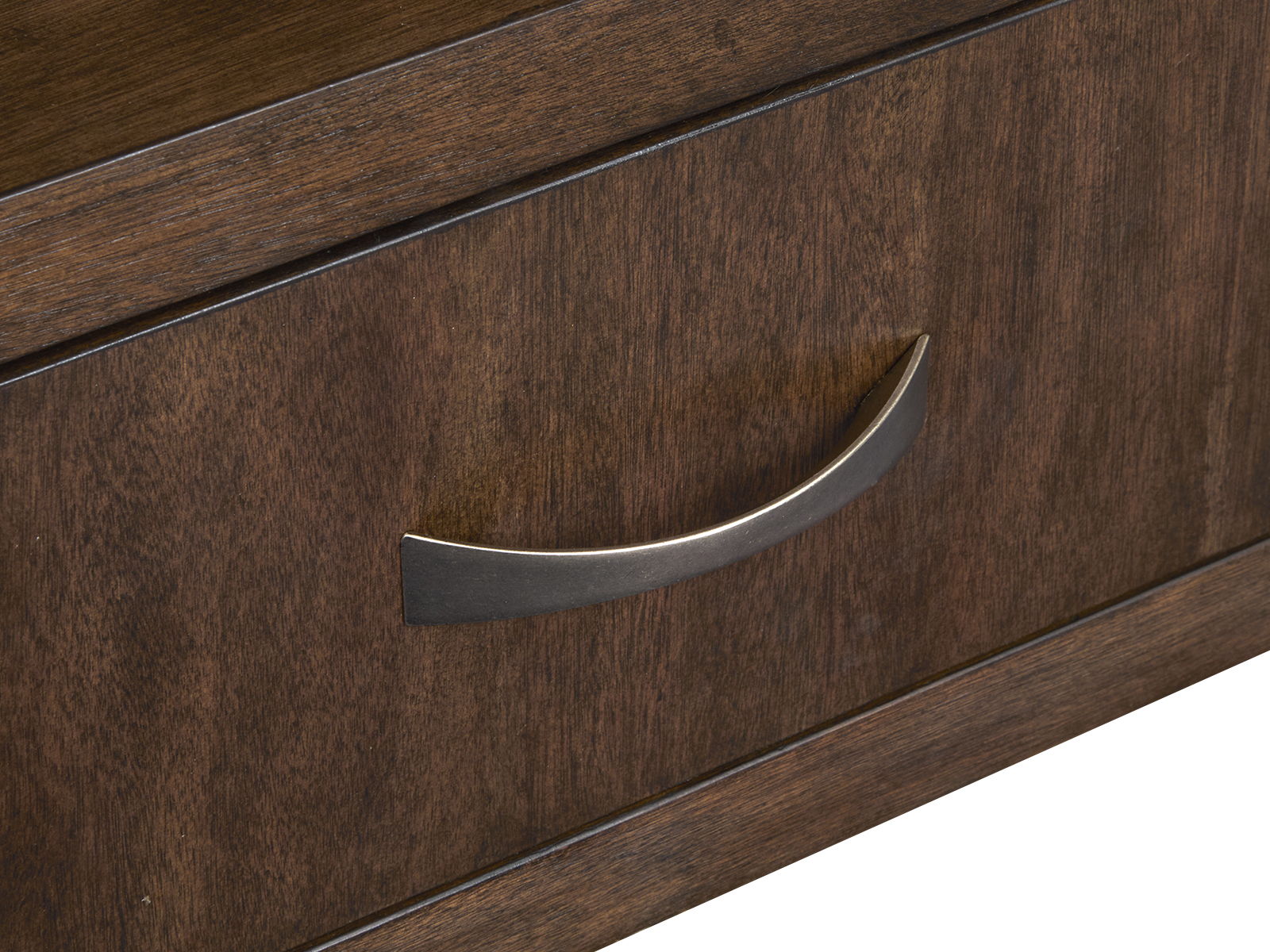 McPherson - Demilune Sofa Table - Burnt Umber