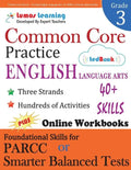 Common Core Practice - 3rd Grade English Language Arts: Workbooks to Prepare for the PARCC or Smarter Balanced Test - Paperback
