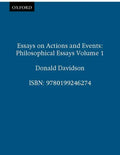 Essays on Actions and Events - Paperback
