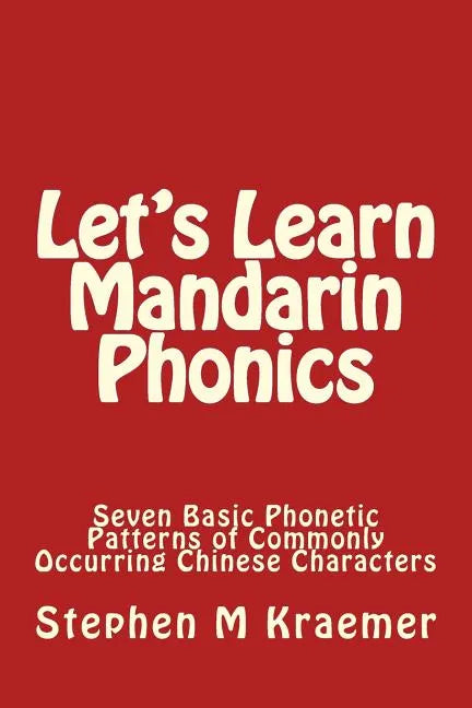 Let's Learn Mandarin Phonics - Paperback