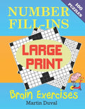Number Fill-Ins Brain Exercises - Paperback