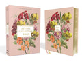Niv, Artisan Collection Bible, Leathersoft, Blush Floral, Red Letter Edition, Comfort Print - Imitation Leather