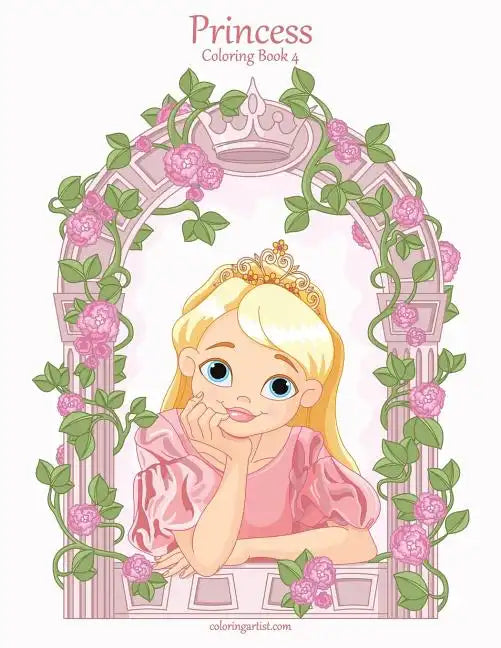 Princess Coloring Book 4 - Paperback