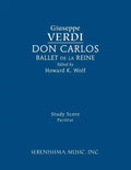 Don Carlos, Ballet de la Reine: Study score - Paperback