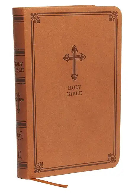 Kjv, Value Thinline Bible, Compact, Leathersoft, Brown, Red Letter Edition, Comfort Print - Imitation Leather
