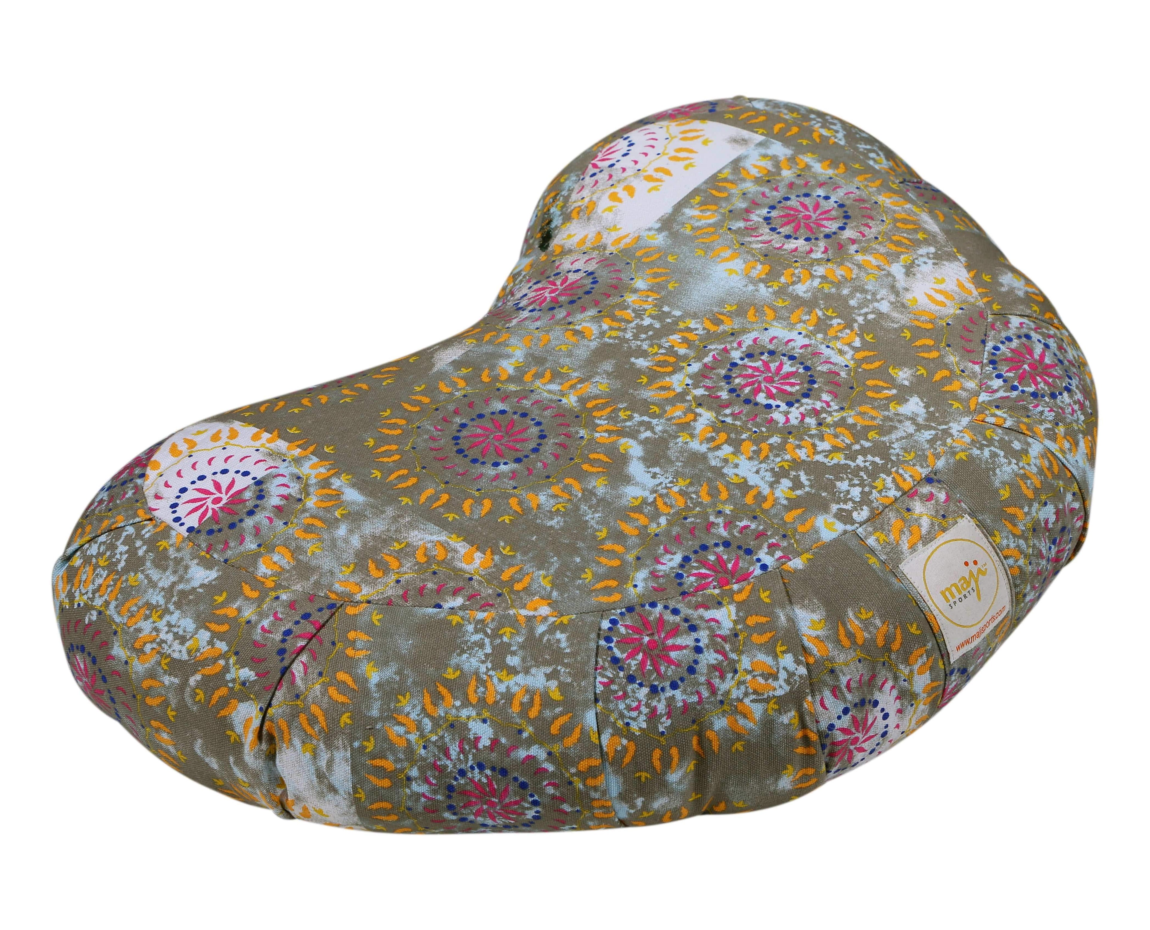 Maji Sports Halfmoon Zafu Yoga Meditation Pillow