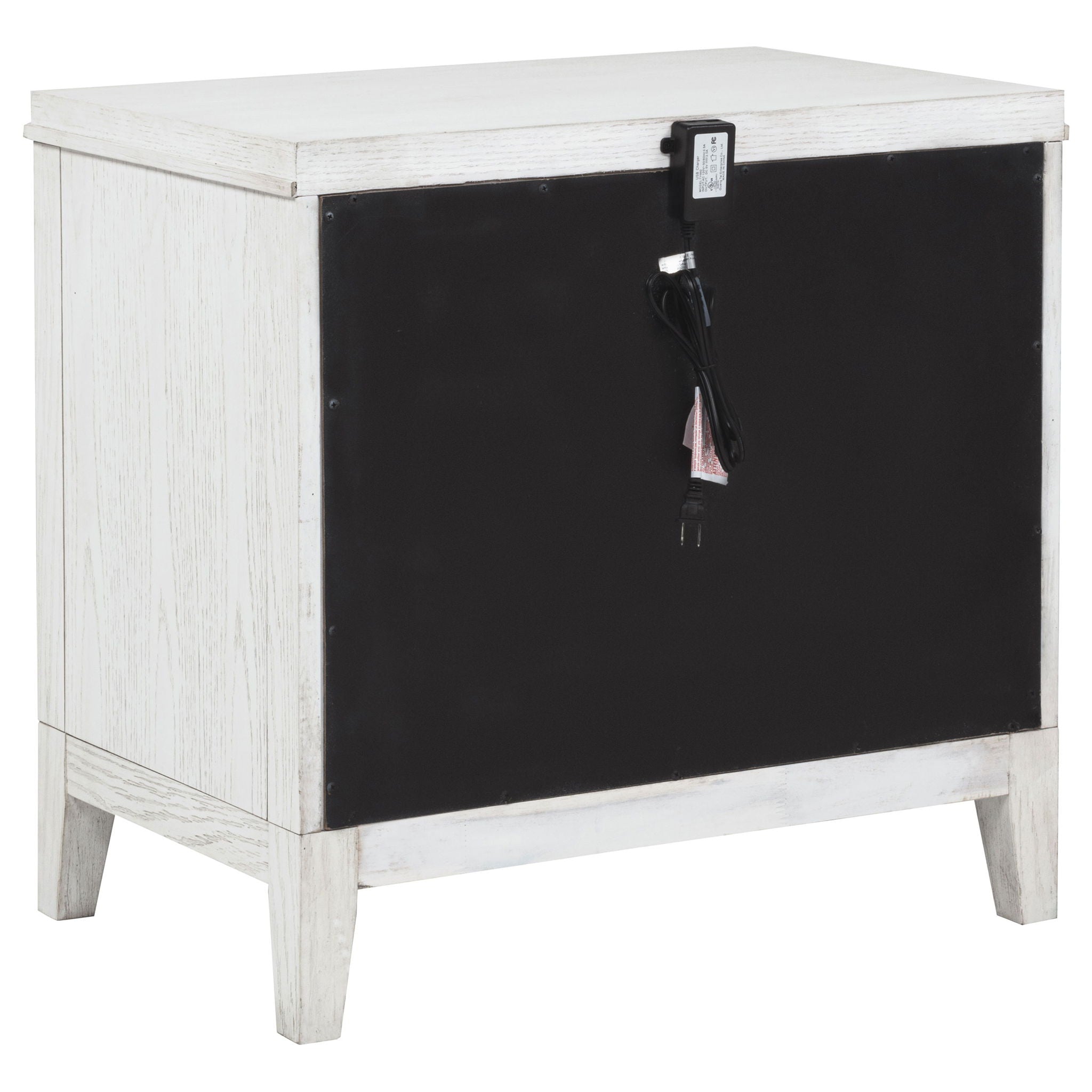 Marielle 4-piece Eastern King Bedroom Set Distressed White