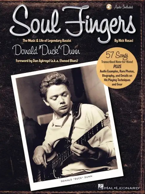 Soul Fingers - The Music & Life of Legendary Bassist Donald Duck Dunn Book/Online Audio - Paperback